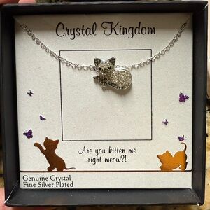 Crystal Kingdom Cat Necklace